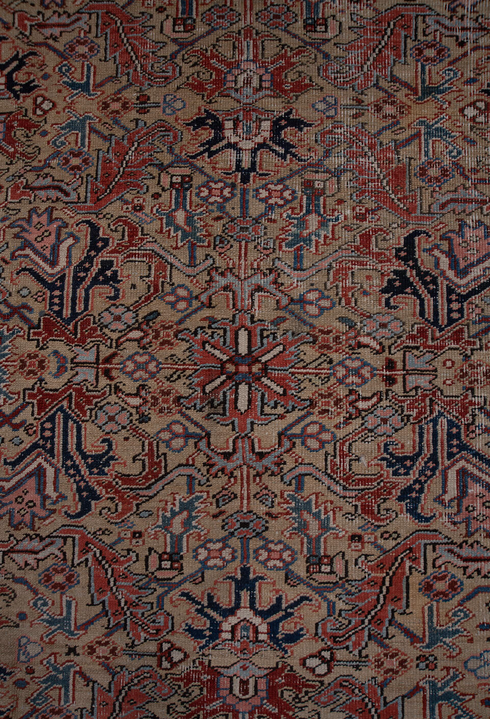 Antique Heriz Area Rug (8' x 11')